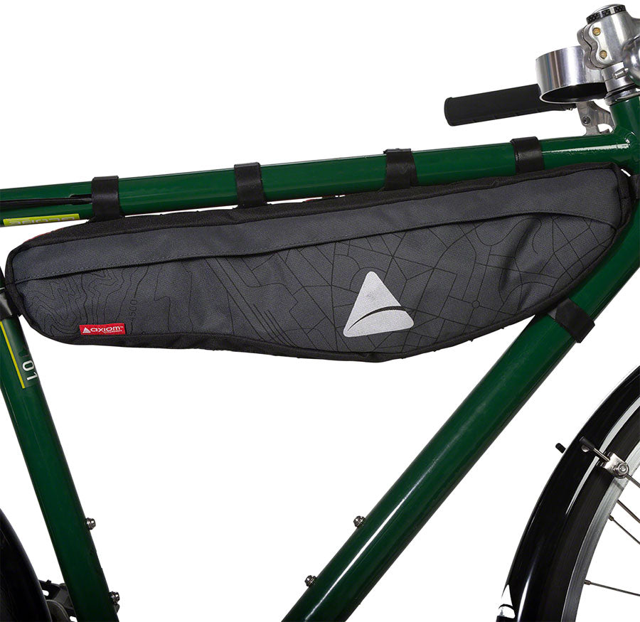 **Axiom Seymour Oceanweave P4.5 FramePack Black Waterproof Bike Pack Bag - Perfect for Cycling, Commuting & Outdoor Adventures**