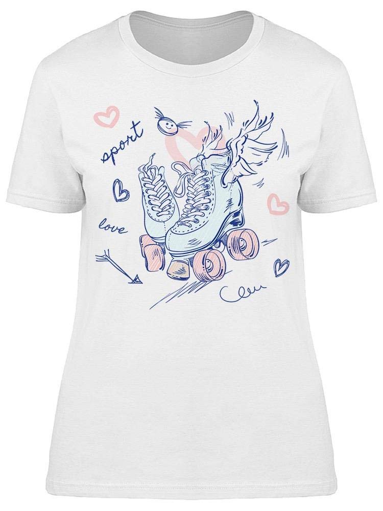 Women's Roller Skating T-Shirt - Comfortable & Stylish for Roller Derby, Rink Skating & Outdoor Fun