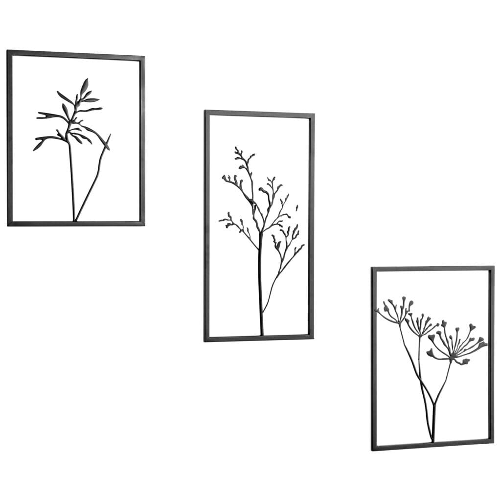 Cyan Design 10525 Arbre Deux Wall Decor - Modern Graphite Metal Tree Art for Living Room, Bedroom & Office Decor