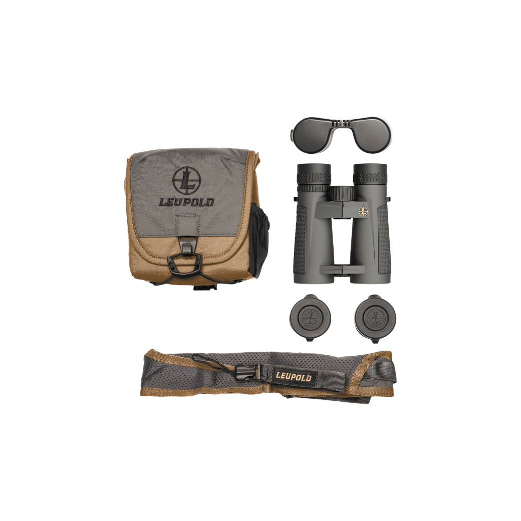 Leupold BX 5 Santiam HD 10x42 Binoculars - High Definition Optics, Lightweight & Waterproof for Hunting, Bird Watching, Hiking & Outdoor Adventures (Shadow Grey)