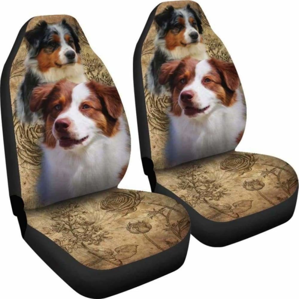Premium Australian Shepherd Dog Car Seat Cover - Waterproof & Non-Slip Pet Seat Protector for Trucks, SUVs & Sedans - Perfect for Travel, Outdoor Adventures & Daily Commutes