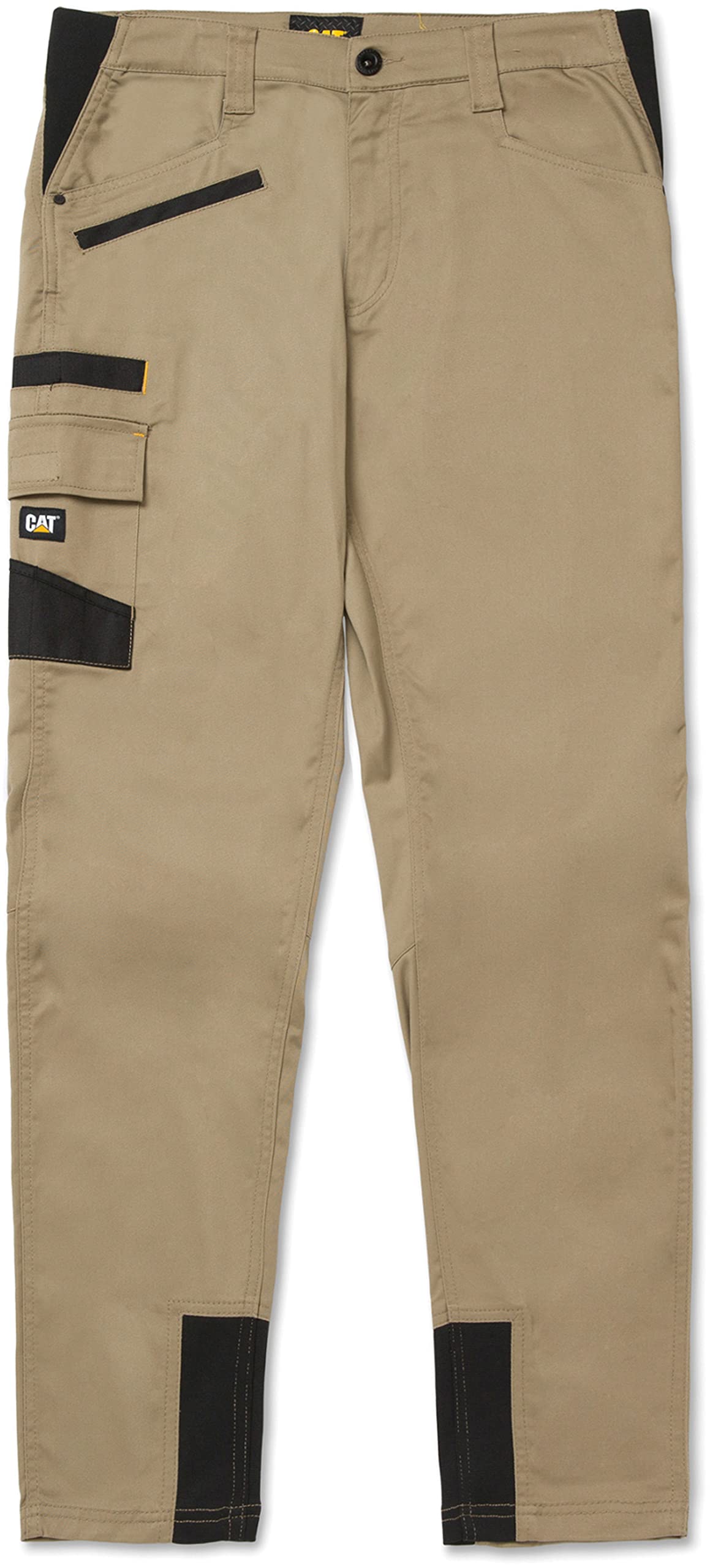 Caterpillar Men's Elite Operator Work Pants - Durable & Comfortable Tactical Pants for Construction, Outdoor Work & Heavy Duty Jobs