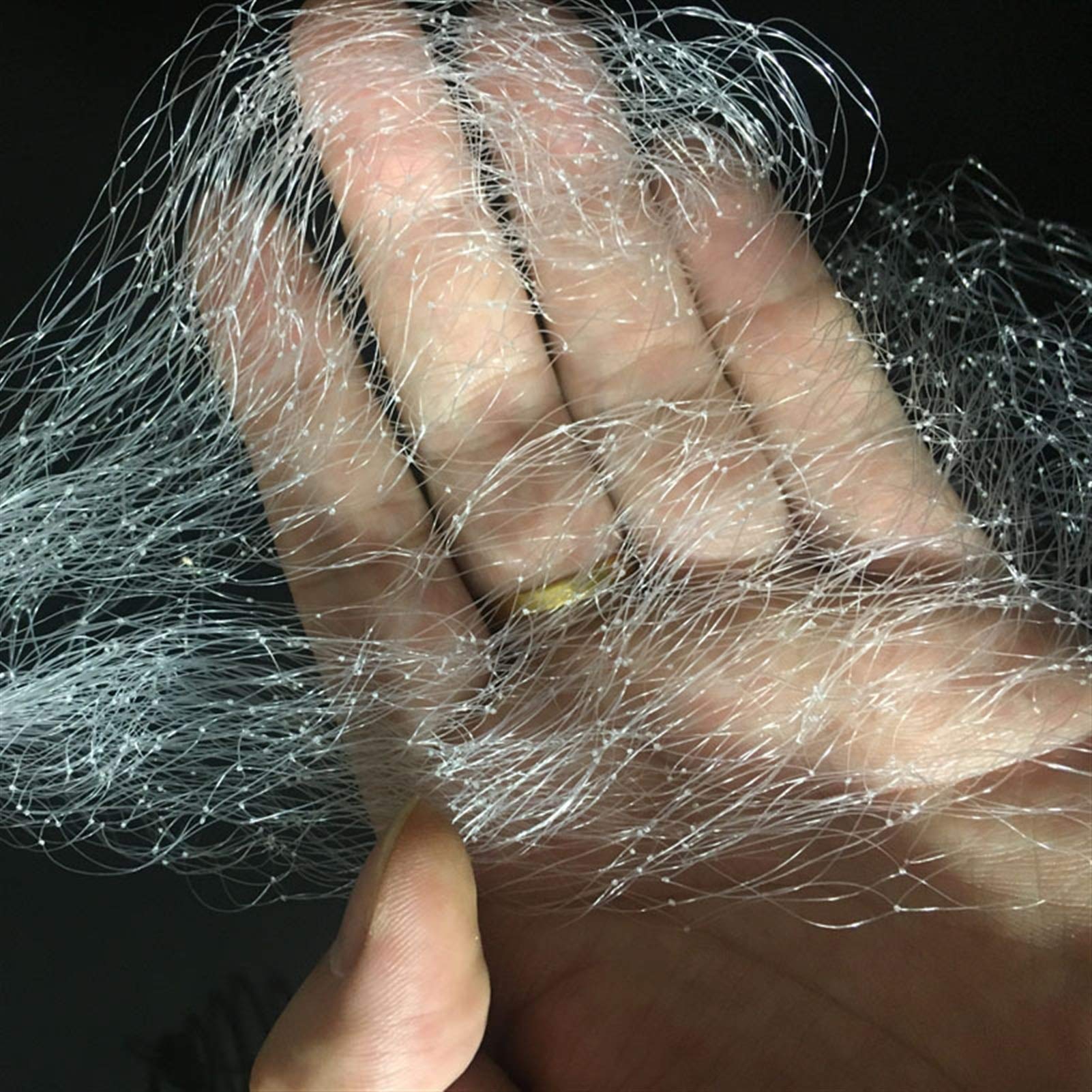 Zkenyao Copper Spring Shoal Fishing Net with Night Luminous Beads & Ball Bearing - Durable Freshwater Fishing Tool for Bass, Trout, and Catfish - Perfect for Night Fishing and Shallow Water Angling
