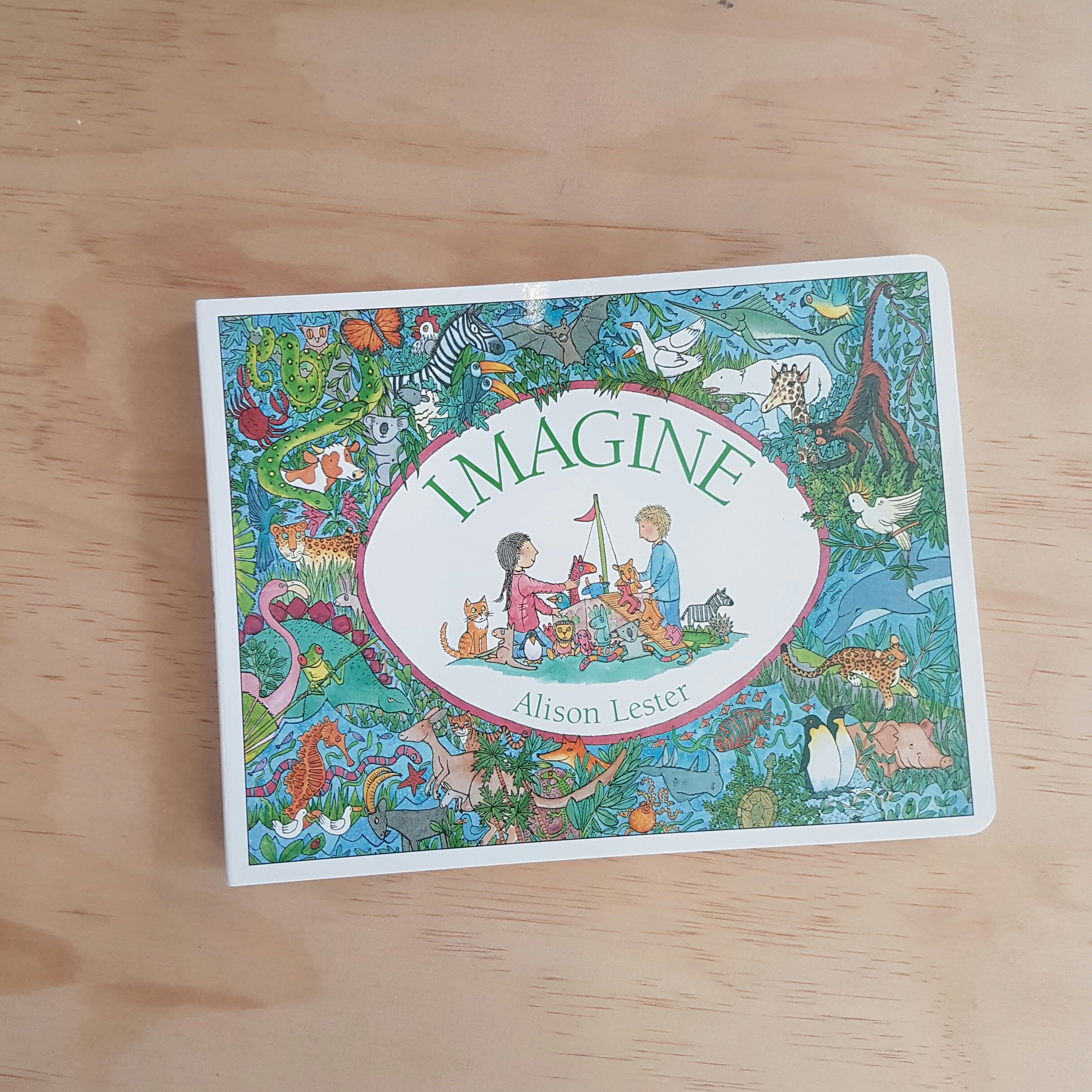 Imagine by Alison Lester Board Book - Interactive Children's Storybook for Early Learning & Bedtime Reading - Perfect for Toddlers' First Library & Preschool Education