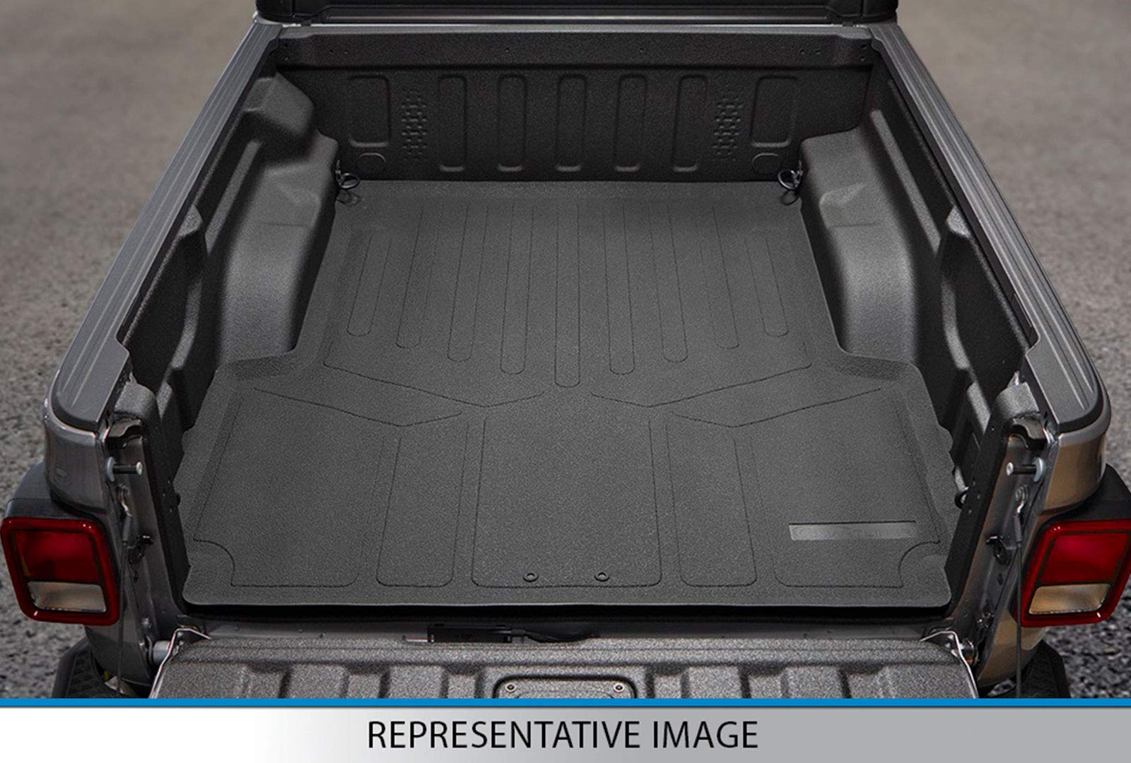 SMARTLINER K0369 Heavy Duty Rubber Truck Bed Mat Liner - Compatible with 2019-2025 Ram 1500 Crew Cab 5'7