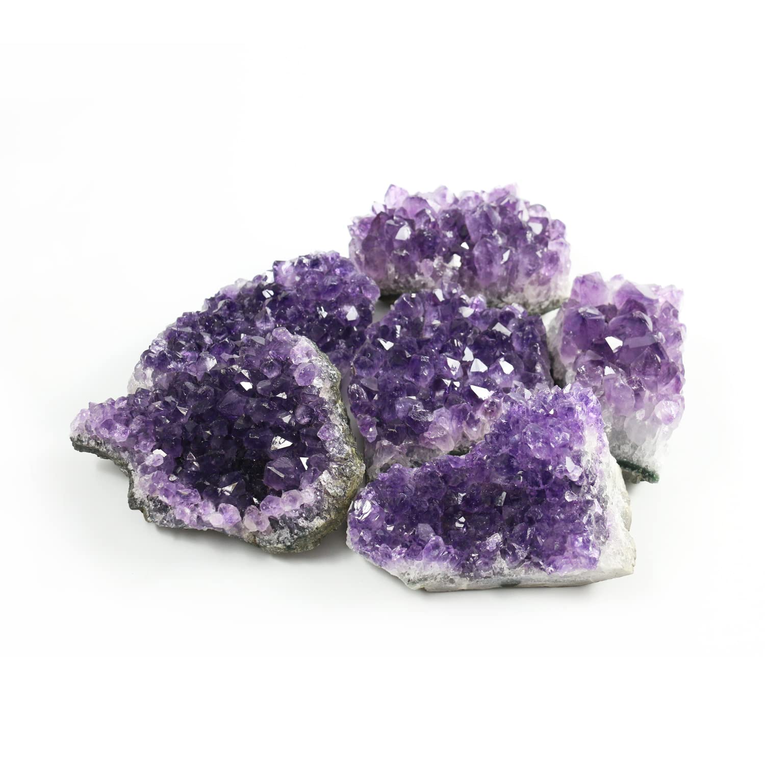 Natural Raw Amethyst Crystal Cluster - 0.2Lb Healing Stone for Witchcraft, Meditation & Home Decor | Amethyst Geode Cave Crystals for Spiritual Healing, Energy Cleansing & Crystal Collection