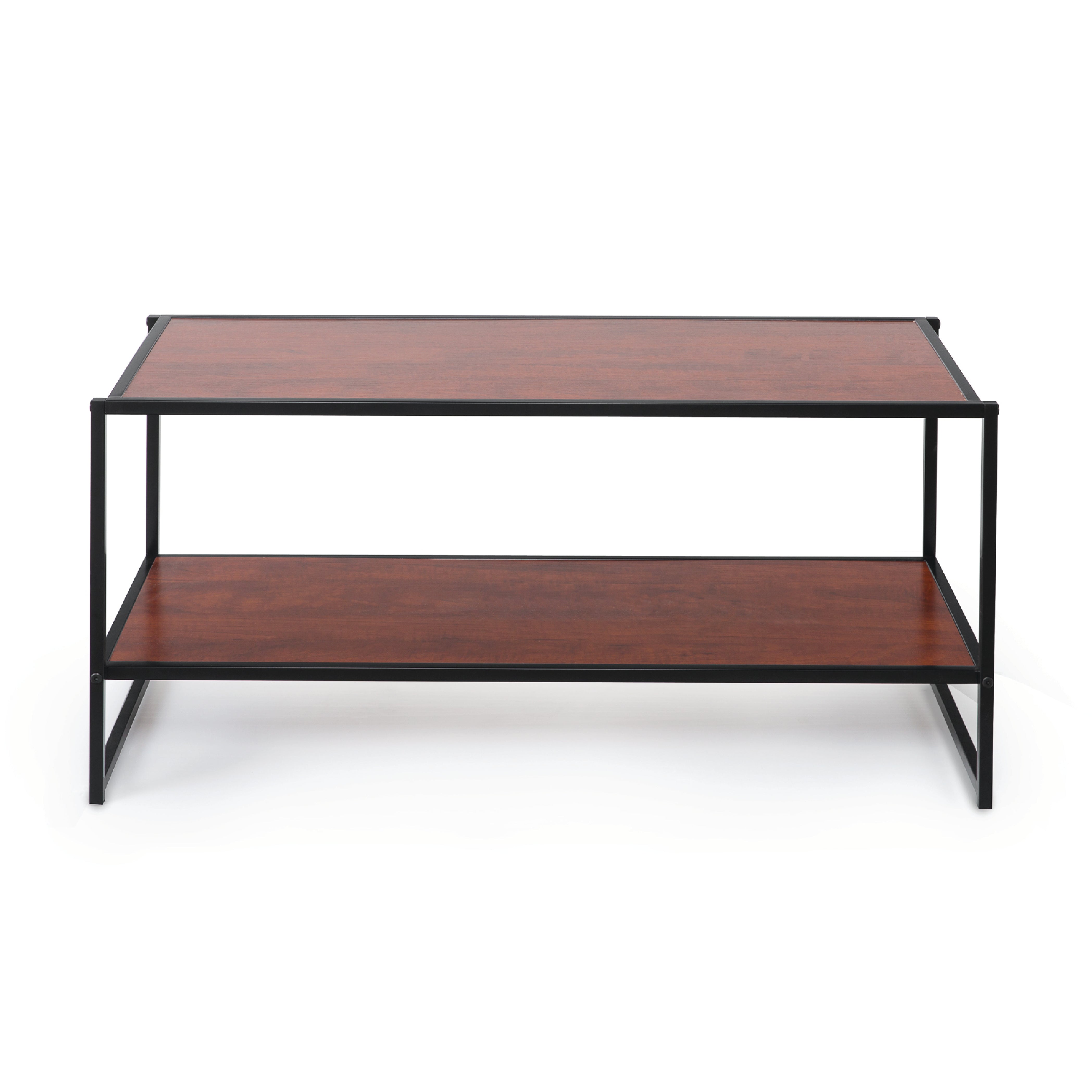 Zinus Modern TV Stand with Storage - Stylish Coffee Table for Living Room, Entertainment Center with Shelves for TV, Books, and Decor