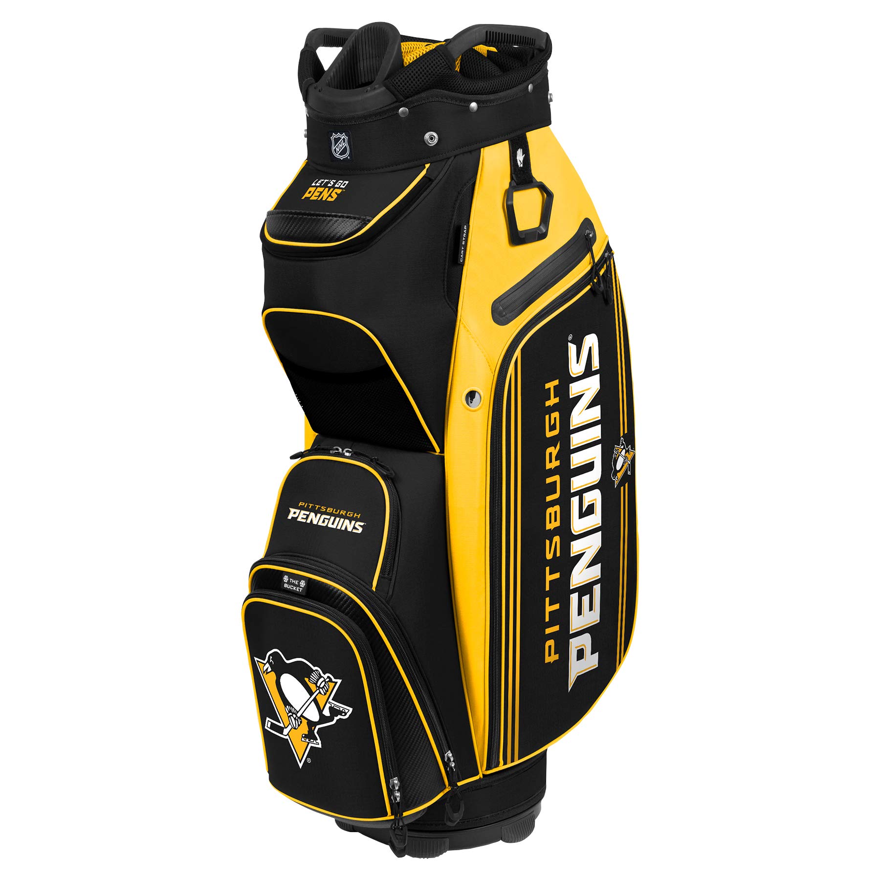 Team Effort NHL The Bucket III Cooler Cart Golf Bag - Insulated Sports Cooler for Golf, Tailgating & Outdoor Events - Perfect for Beer, Drinks & Snacks on the Course or at Games