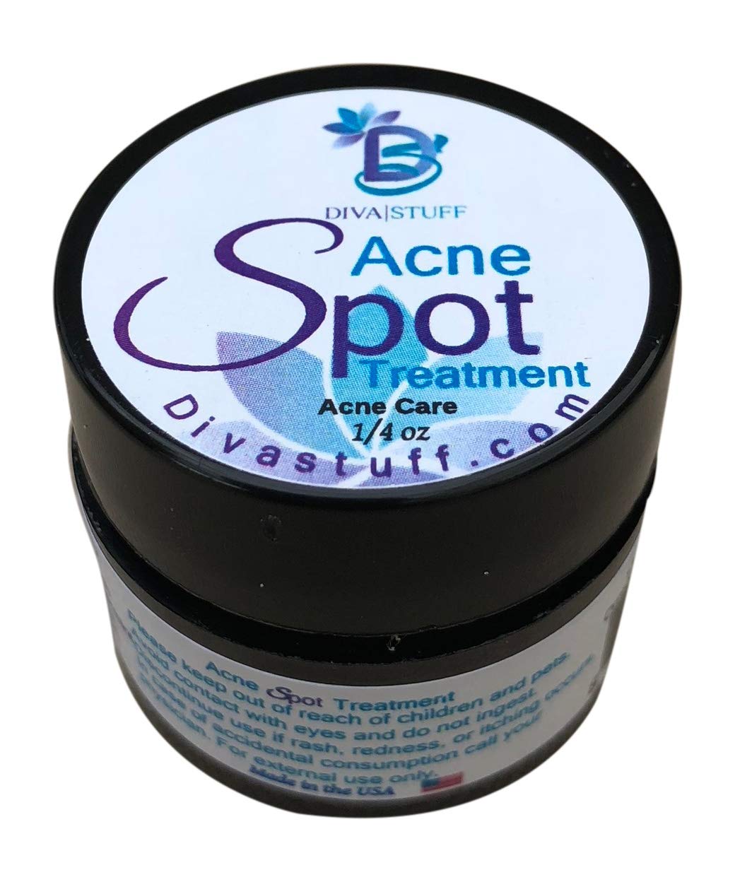 Best Spot Acne Treatment - Clay Based Facial Mask for Oily & Acne-Prone Skin | Diva Stuff | Perfect for Nighttime Skincare Routine & Blemish Control