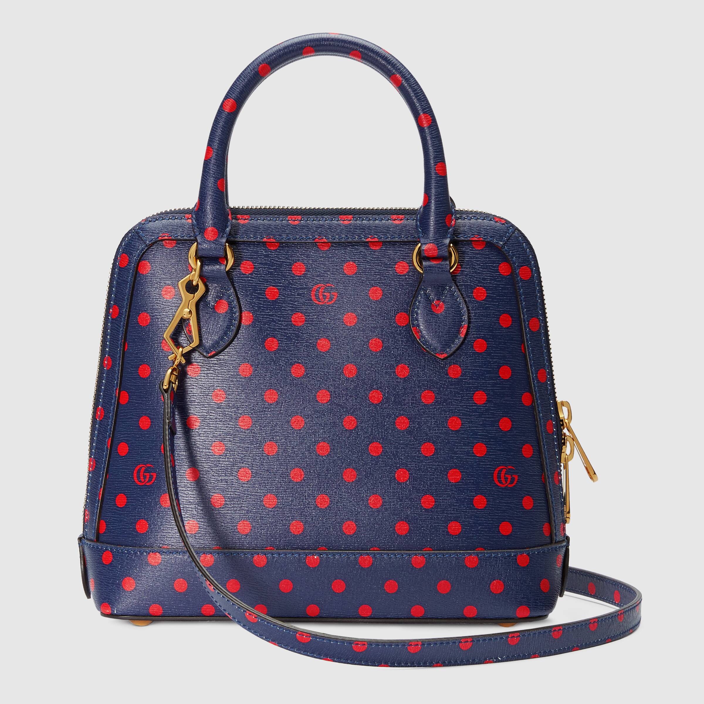 Gucci 1955 Horsebit Small Top Handle Bag Blue Leather Crossbody Purse for Women | Luxury Designer Handbag for Work, Travel & Evening Out