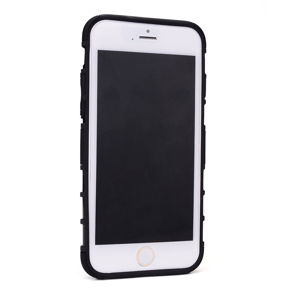 Premium Shockproof Phone Case for iPhone 6 Plus & 6s Plus - Slim Protective Cover with Anti-Slip Grip - Matte Black (Non-Retail Packaging) - Perfect for Daily Use, Travel & Outdoor Activities