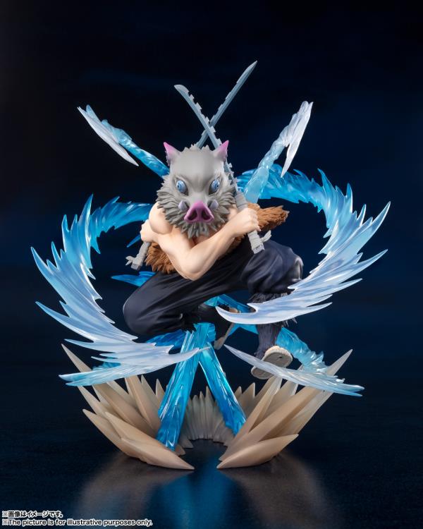 Figuarts Zero Demon Slayer: Kimetsu no Yaiba Inosuke Hashibira (Beast Breathing Version) Anime Action Figure Statue - Perfect for Anime Collectors, Home Decor, and Gift Giving