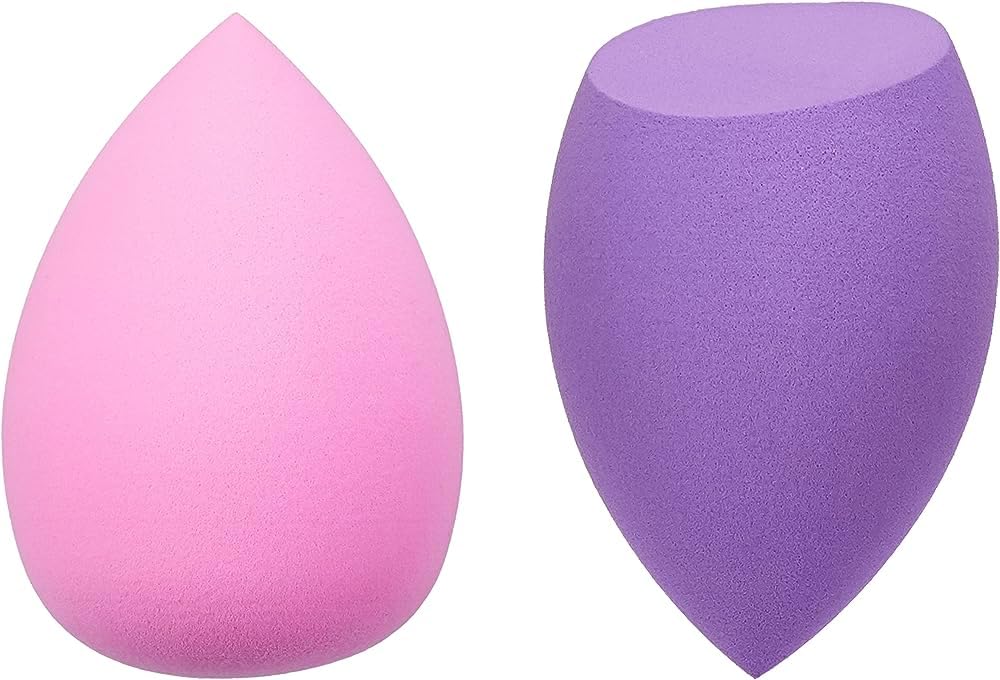 Best Liquid Foundation Blender Pack of 2 - Professional Makeup Sponge for Flawless Coverage - Perfect for Daily Use, Photo Shoots & Special Occasions