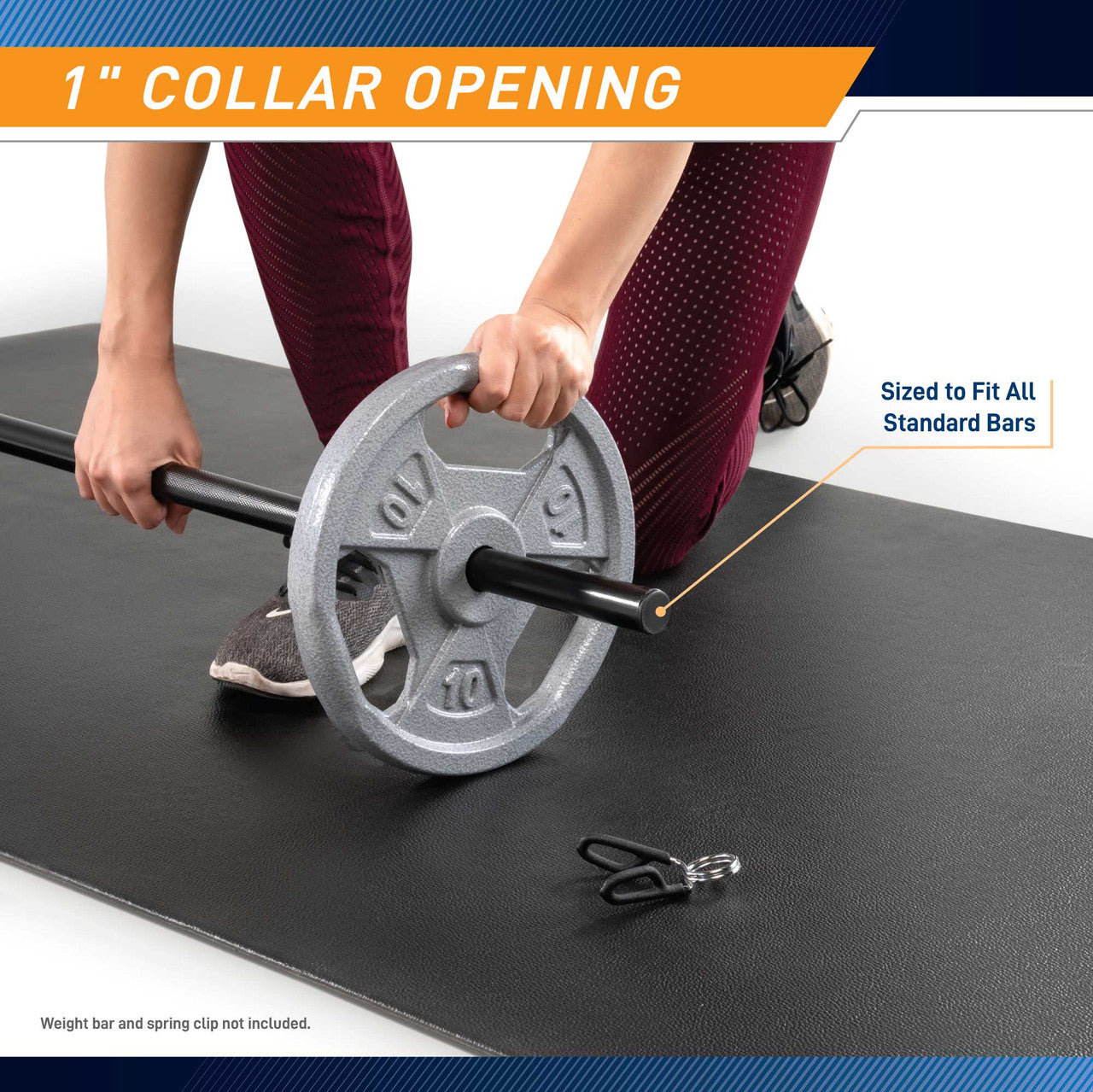2.5lb Standard Size Grip Plate B5G 5502 - Perfect for Home Gym, Weight Training & Strength Exercises - Durable Fitness Equipment for Men & Women