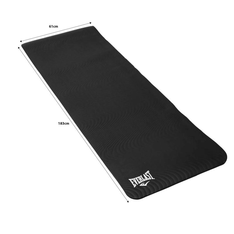 Everlast Premium Exercise Mat for Yoga, Pilates & Home Workouts - Non-Slip Fitness Mat with Cushioning Support for Gym & Floor Exercises