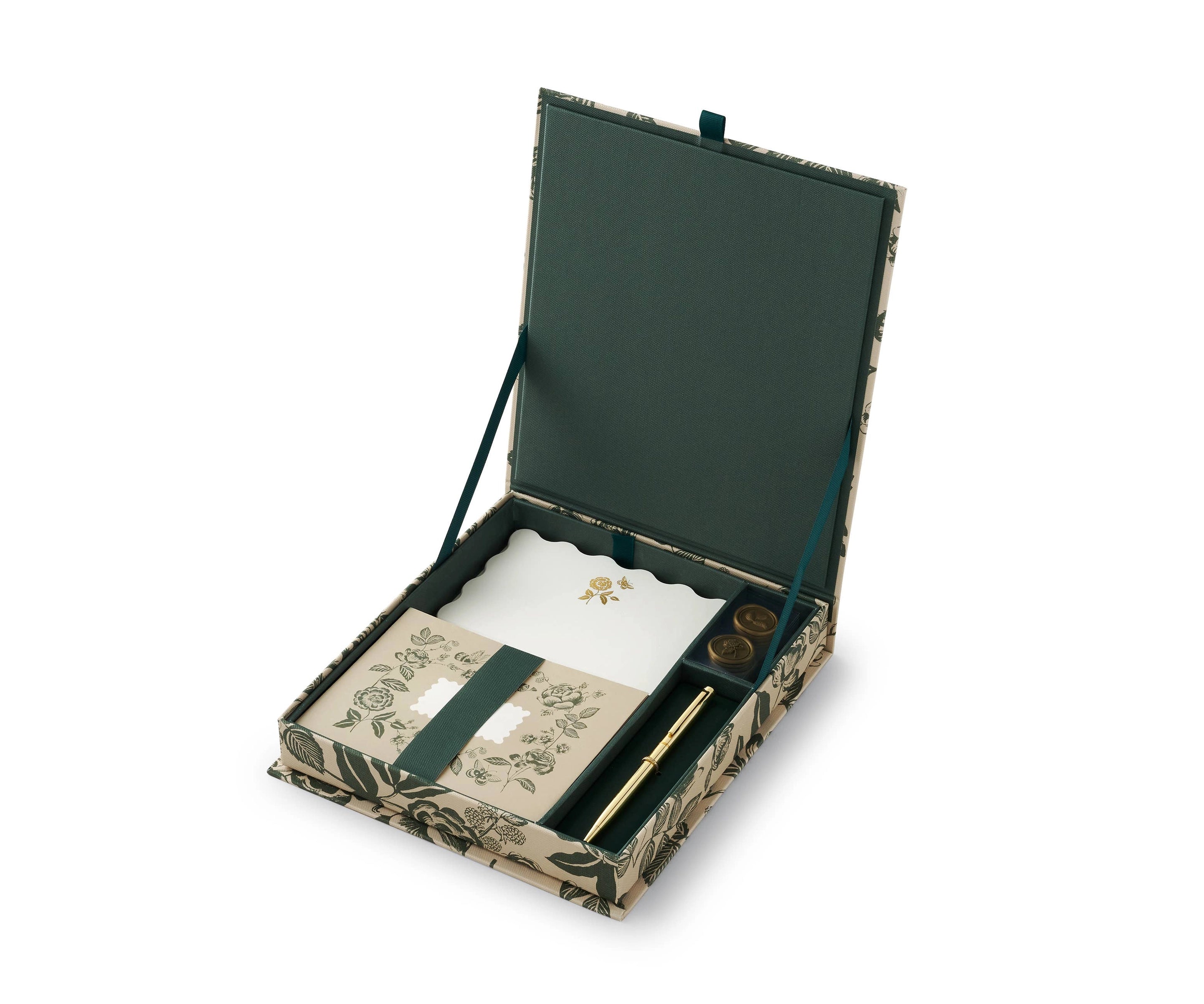Premium English Rose Letter Writing Set - Elegant Stationery Kit for Handwritten Notes, Greeting Cards & Romantic Correspondence - Perfect for Weddings, Anniversaries & Special Occasions