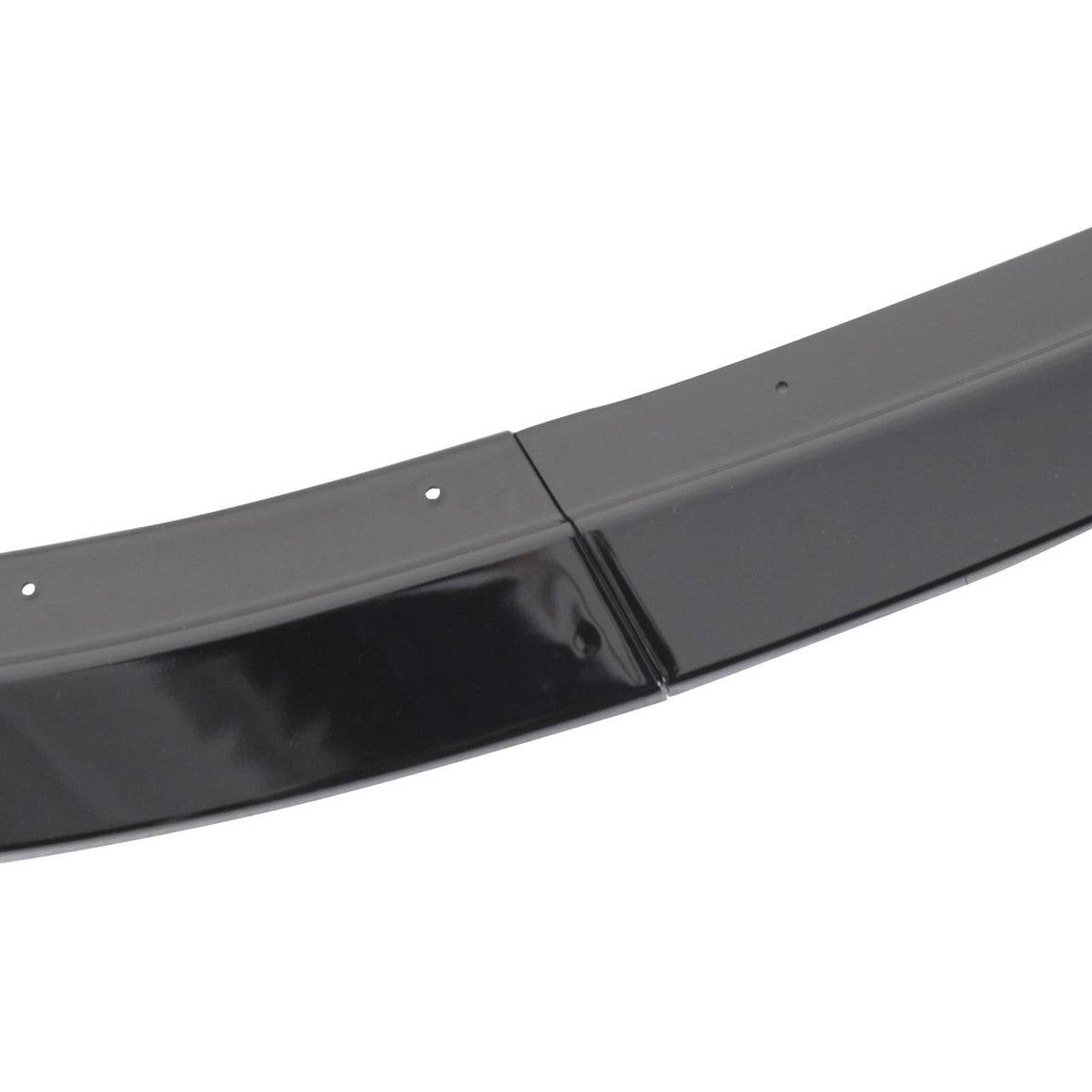 2015-2021 Dodge Challenger SXT Glossy Black 3PC Front Bumper Lip Splitter Kit - High Gloss ABS Plastic for Enhanced Aerodynamics & Aggressive Styling - Perfect for Car Enthusiasts & Street Racing