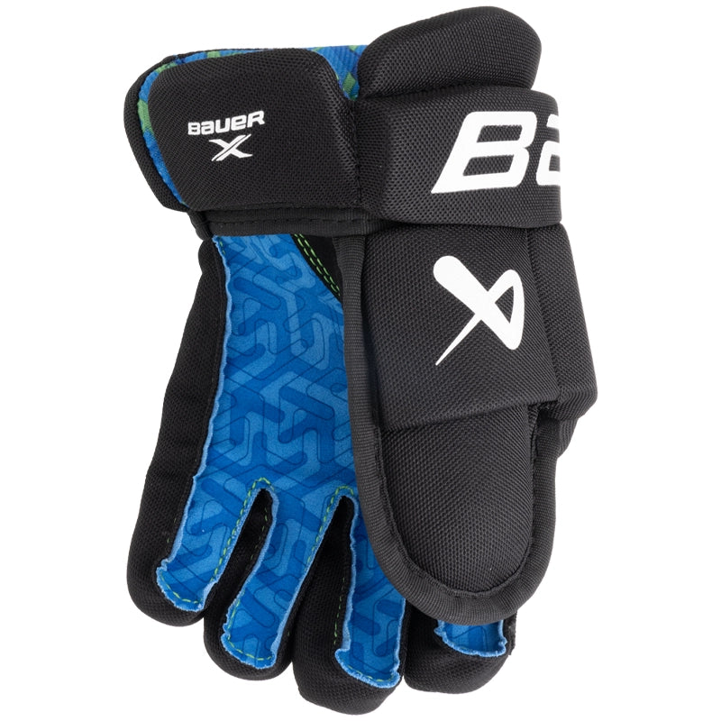 Bauer X Hockey Gloves for Youth - Lightweight Protective Ice Hockey Gloves for Kids - Perfect for Youth Hockey Practice & Games