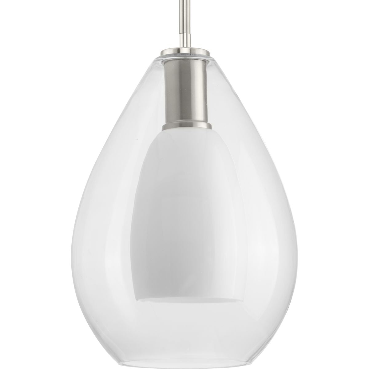 Carillon Collection One Light Pendant - Modern Ceiling Light Fixture for Dining Room, Kitchen Island & Entryway | Elegant Hanging Chandelier Lighting