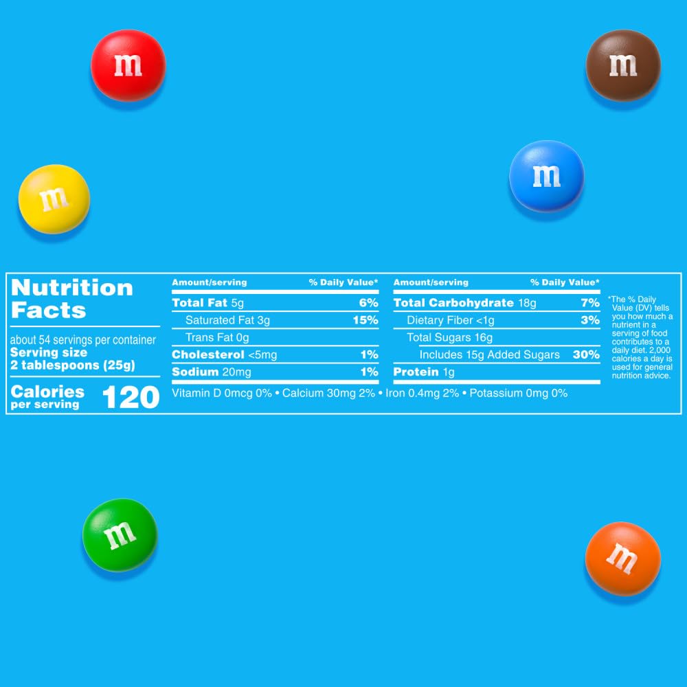 M&M'S MINIS Milk Chocolate Candy - Bulk 3 lbs Bag for Parties, Halloween, Easter & Office Snacks