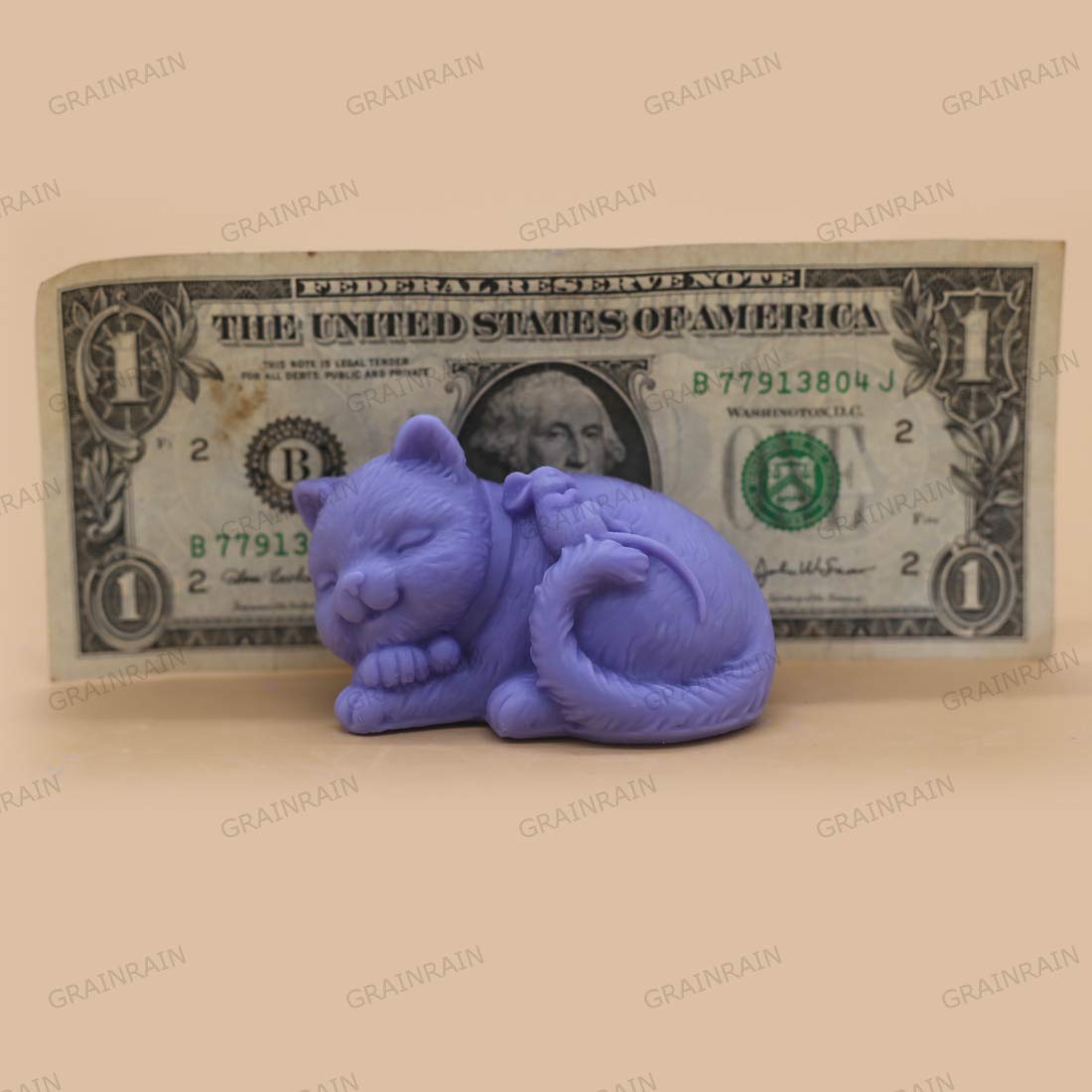 3D Cat & Mouse Silicone Soap Molds - DIY Handmade Soap Making Kit for Candles, Plaster & Resin Crafts - Perfect for Home Decor, Gifts & Bathroom Essentials (11016)