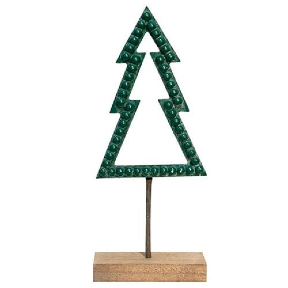 Green Outline Christmas Tree - Elegant Holiday Decor for Home, Office & Party | Perfect for Festive Season & Winter Celebrations