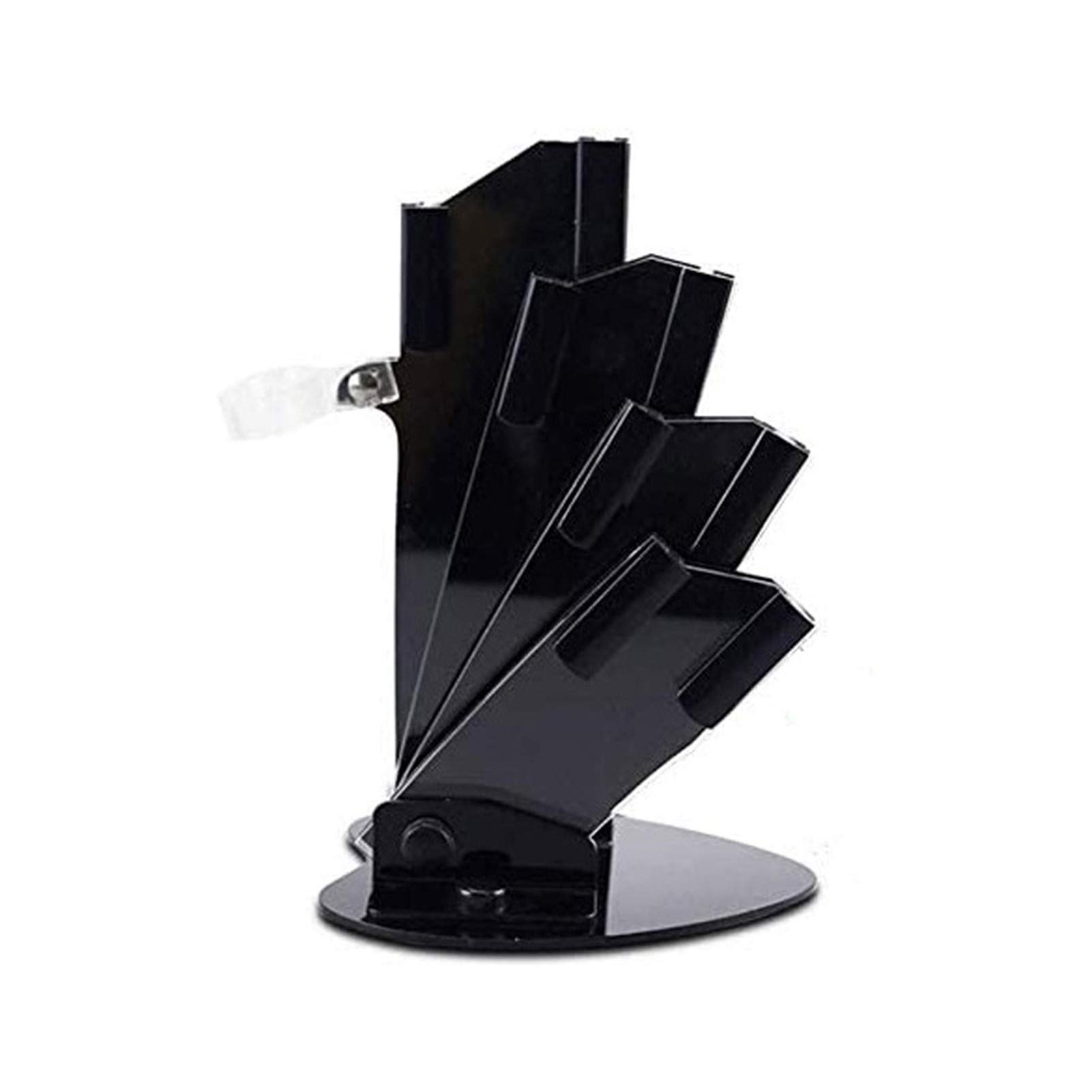 Premium 5-Piece Ceramic Knife Set with Acrylic Stand & Fruit Peeler - Ultra Sharp Kitchen Cutlery for Slicing, Dicing & Food Prep - Perfect for Home Chefs & Professional Kitchens