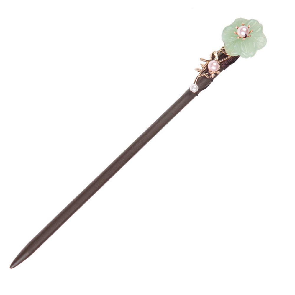 7.08 Inch Wooden Hair Sticks for Women - Chinese Style Hair Pins for Long Hair Buns & Updos - Perfect for Weddings, Cosplay, and Traditional Hairstyles