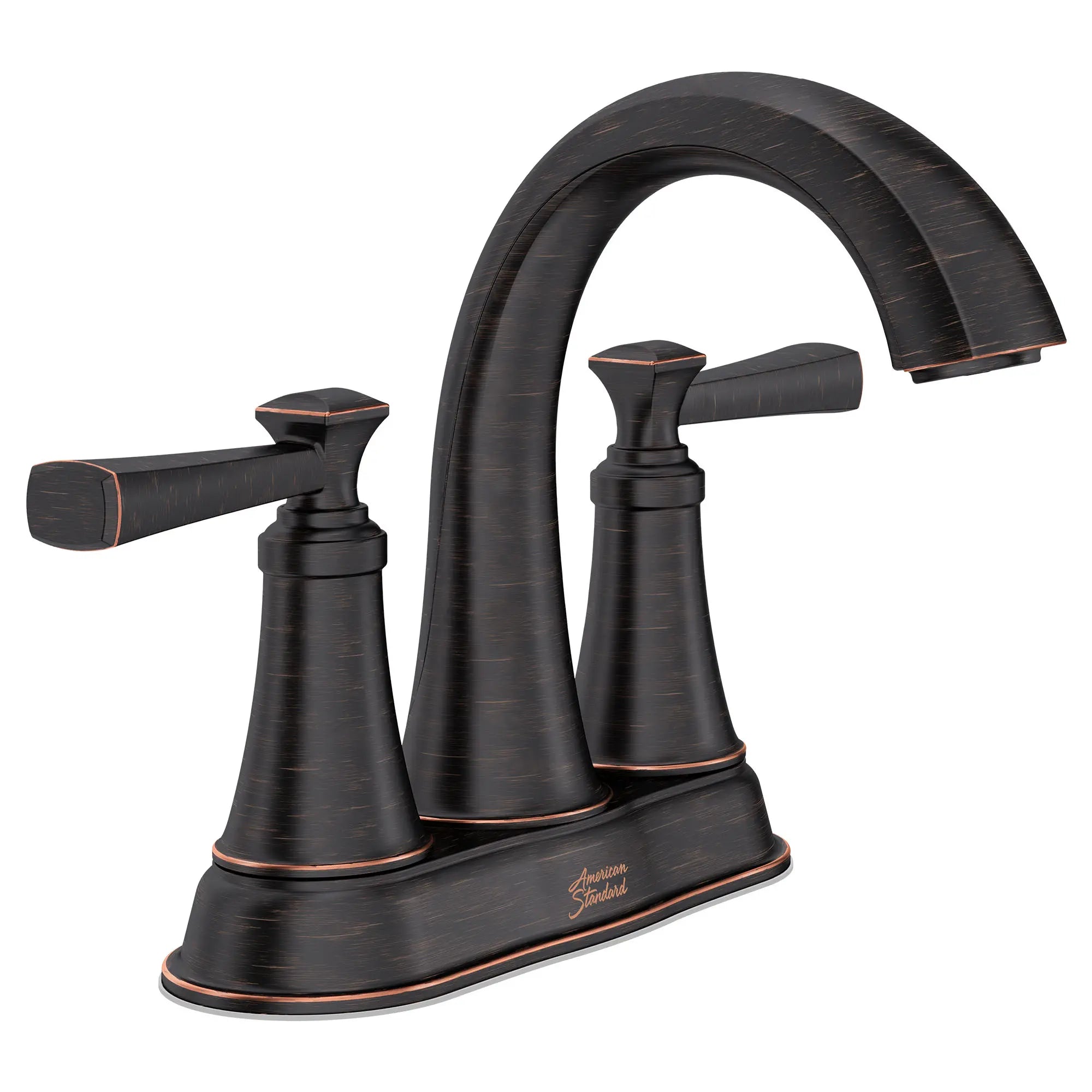 Glenmere 4 Inch Centerset 2 Handle Bathroom Faucet - 1.2 GPM/4.5 LPM Water-Saving Design with Lever Handles - Perfect for Small Bathrooms, Powder Rooms & Vanities
