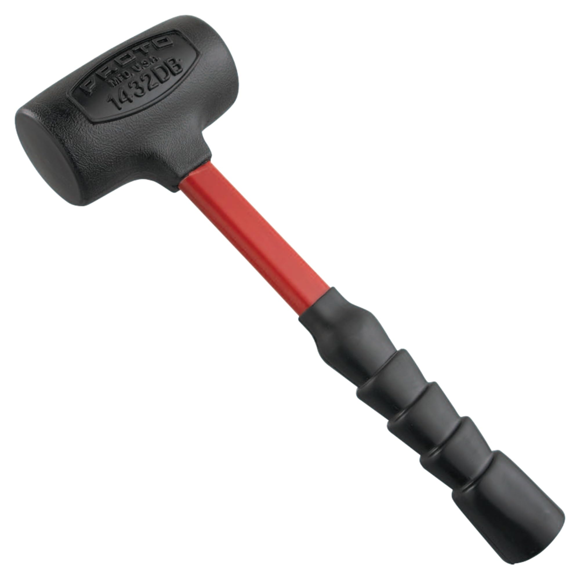 Proto J1432DB Dead Blow Hammer - 48oz 14-Inch Non-Marring Rubber Mallet for Automotive, Woodworking & Metalworking | Perfect for Mechanics, DIY & Construction Projects