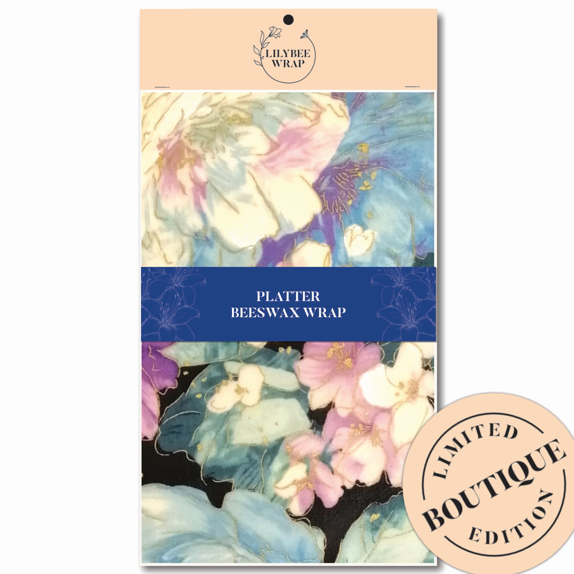 Eco-Friendly Beeswax Food Wraps - Reusable & Sustainable Alternative to Plastic Wrap for Fresh Food Storage - Perfect for Sandwiches, Fruits & Cheese Preservation