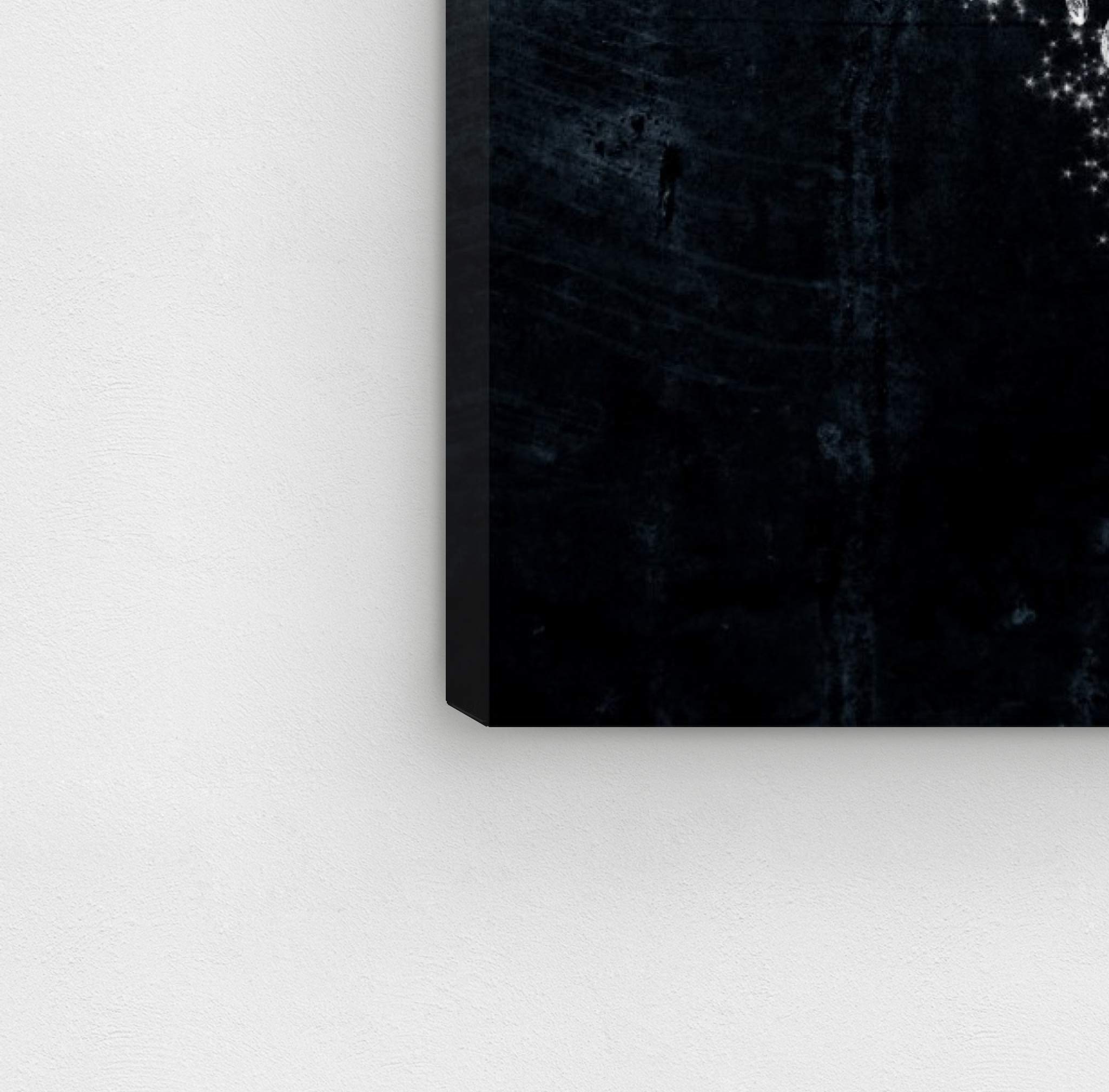 Oliver Gal Artist Co. 'Silver Dream' Abstract Wall Art Canvas Print - 36x54 Inch Black & White Modern Home Decor | Perfect for Living Room, Bedroom & Office Decor