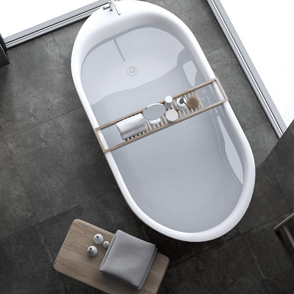 Premium 600x600mm Prague Graphite Lappato Porcelain Tile - Concrete Look Finish for Modern Floors & Walls | Ideal for Living Rooms, Kitchens & Commercial Spaces