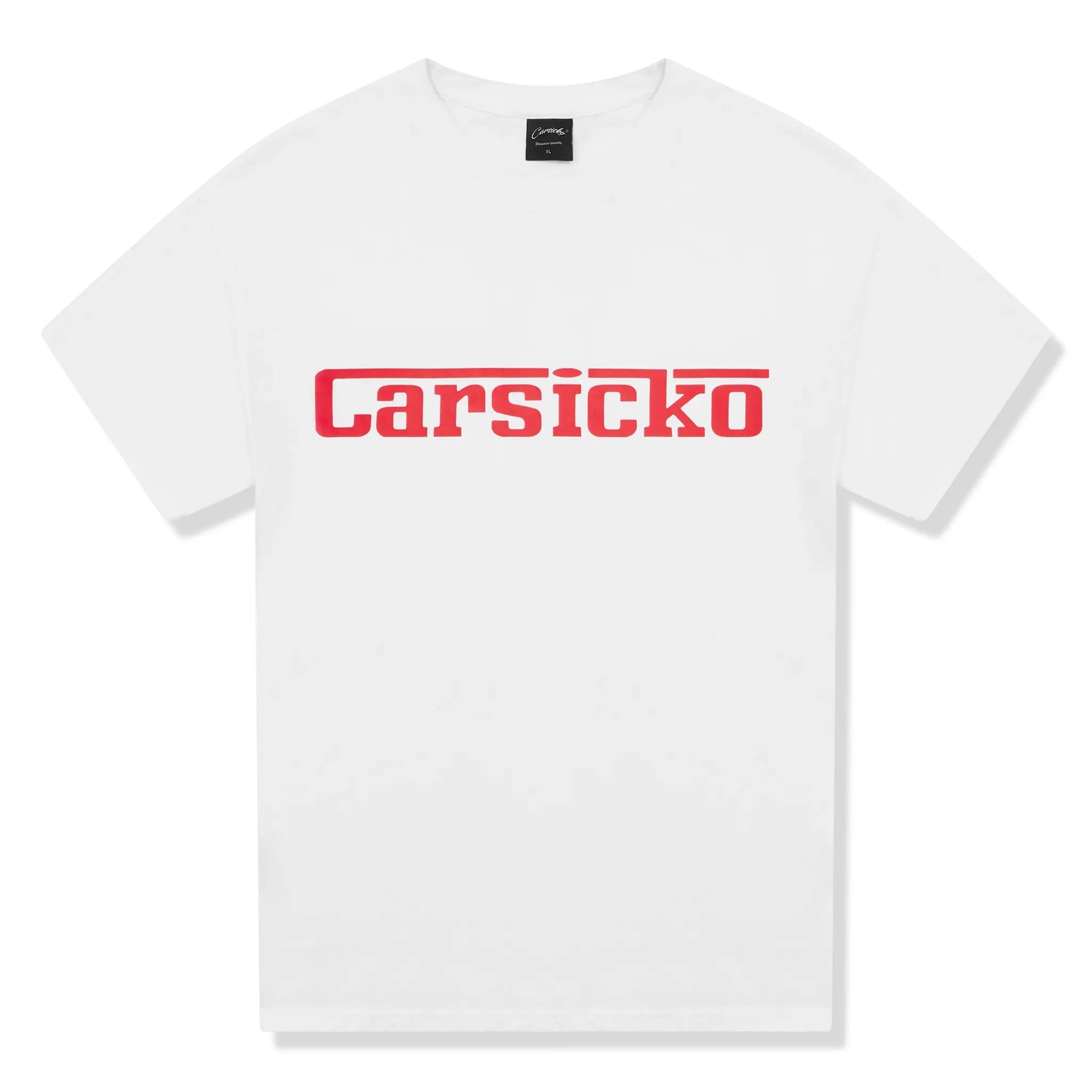 Carsicko Carrari White T-Shirt for Men - Stylish Casual Cotton Tee for Everyday Wear, Street Fashion & Outfits