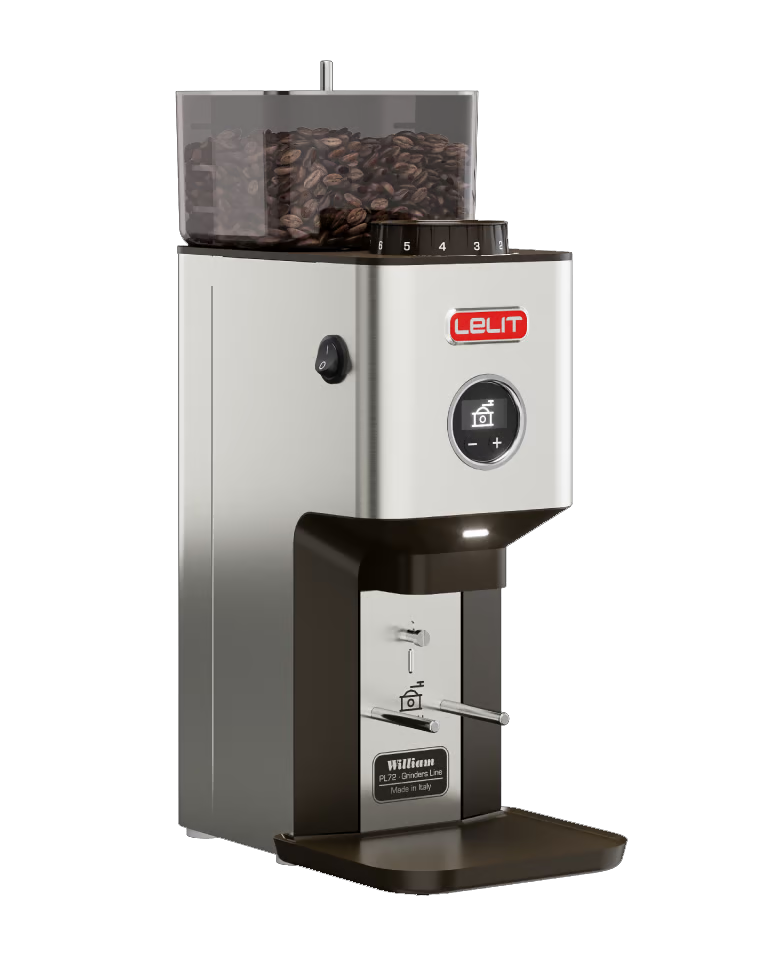 Lelit PL72 William Espresso Grinder - 120V Professional Coffee Grinder for Home & Cafe Use | Perfect for Espresso, Latte & Cappuccino Brewing