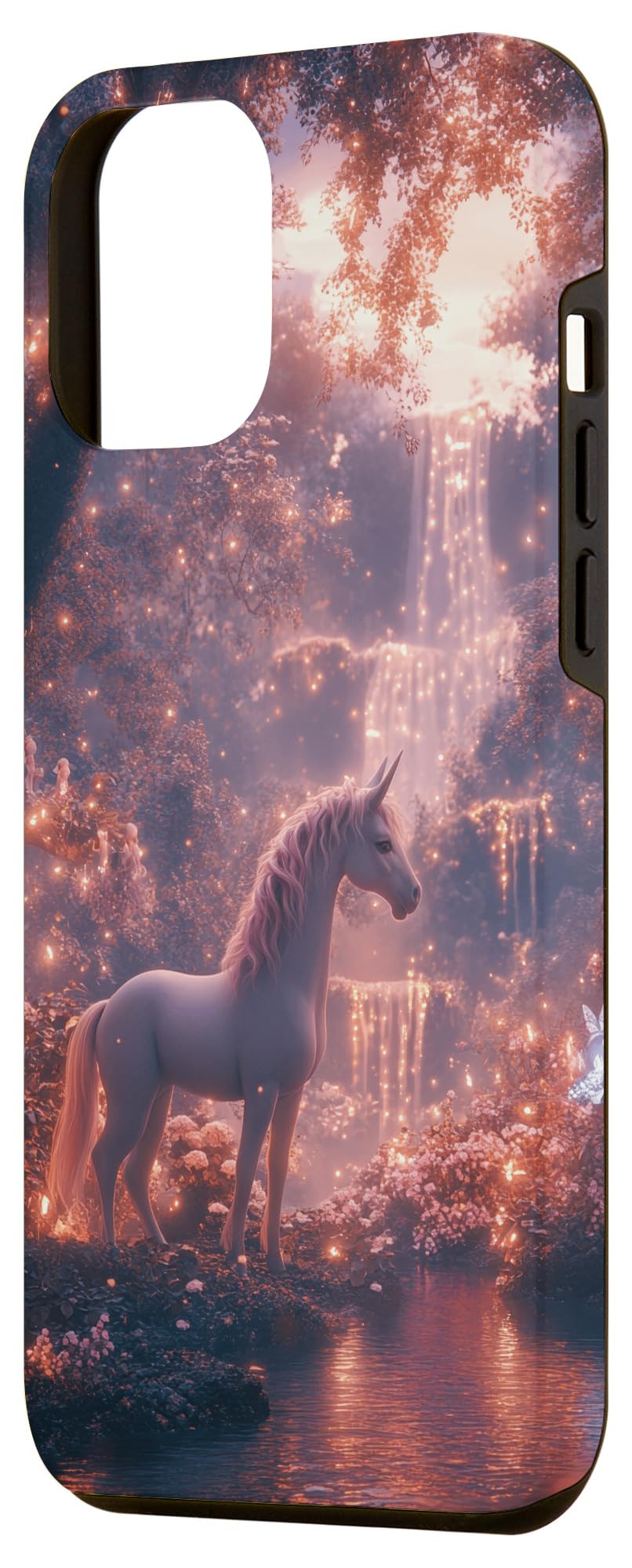 iPhone 12 Pro Max Case - Fairycore Night Garden Design, Magical Dreamlike Scene Protective Cover for Women | Perfect for Parties, Travel & Daily Use