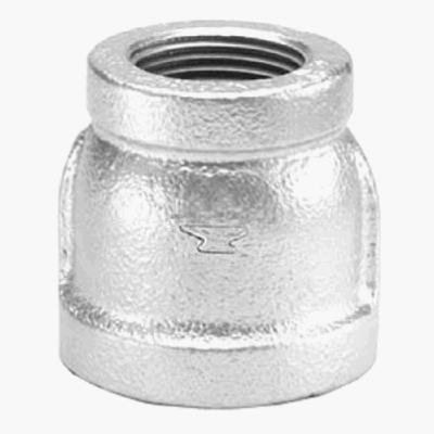 Galvanized Pipe Fitting - 2 x 1/4-Inch Reducing Coupling for Plumbing, HVAC & Water Supply Systems | Durable Metal Connector for Pipe Size Transition