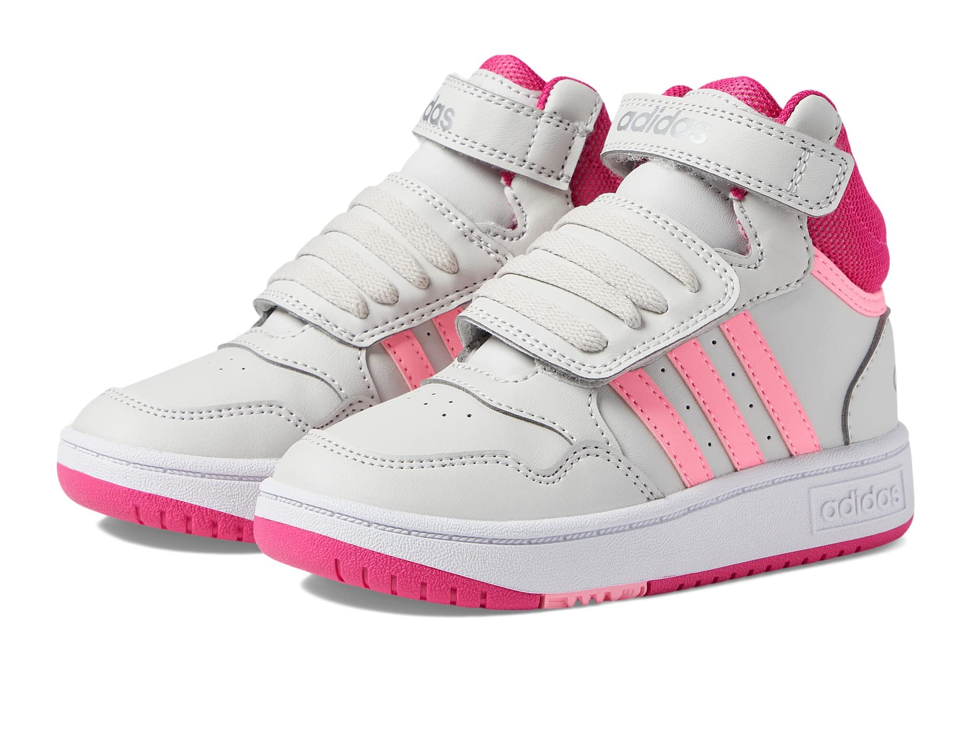 Adidas Baby Girl's Hoops Mid Basketball Shoes for Toddlers - Comfortable & Stylish Sneakers for Playtime, School & Everyday Wear