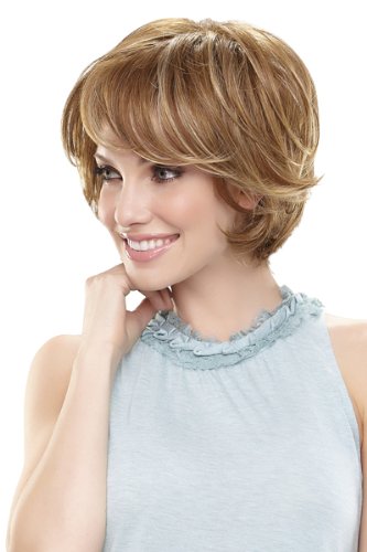 Jon Renau HEAT Synthetic Hair Topper - 24BT18S8 for Women | Heat Friendly & Natural Looking Hairpiece for Thinning Hair | Perfect for Everyday Wear, Styling & Special Occasions