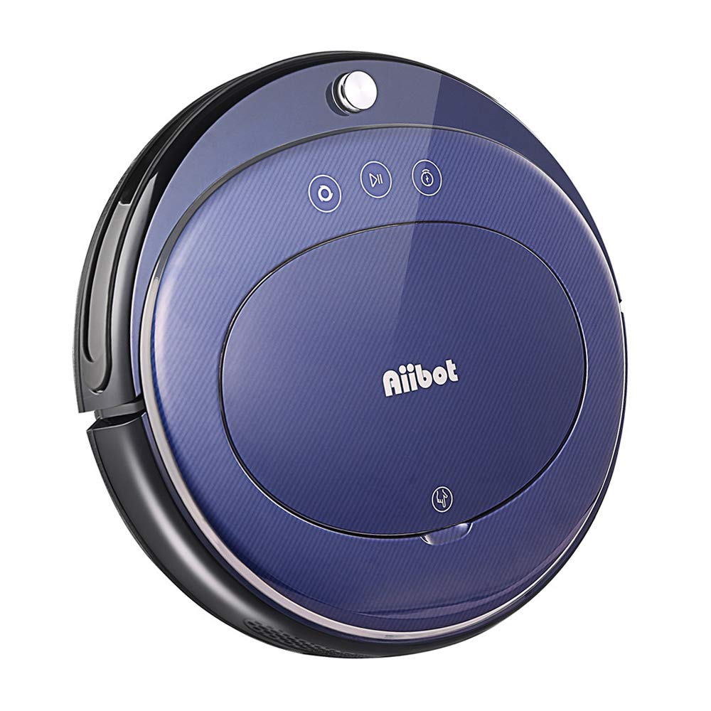 Micozy T360 Robot Vacuum Cleaner with Strong Suction - Smart Mapping, Self-Charging, 5 Cleaning Modes for Pet Hair, Hard Floors & Carpets - Ideal for Home, Office & Apartment Cleaning (Blue)