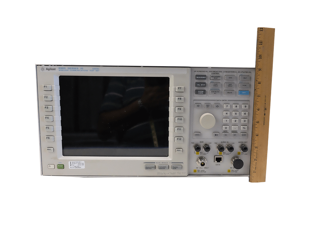 Agilent 8690 Series 10 Wireless Communications Test Set E5515C - Professional Network Testing Equipment for 5G, LTE, and IoT Applications in Labs & Field Work