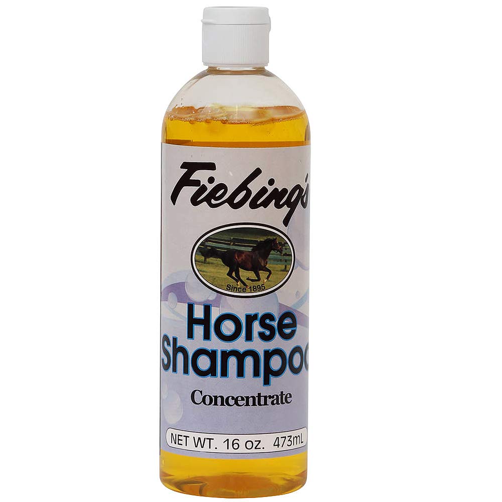 Fiebing's 16 Oz Horse Shampoo - Gentle Cleaning & Conditioning for Horses - Perfect for Bathing, Grooming & Show Preparation