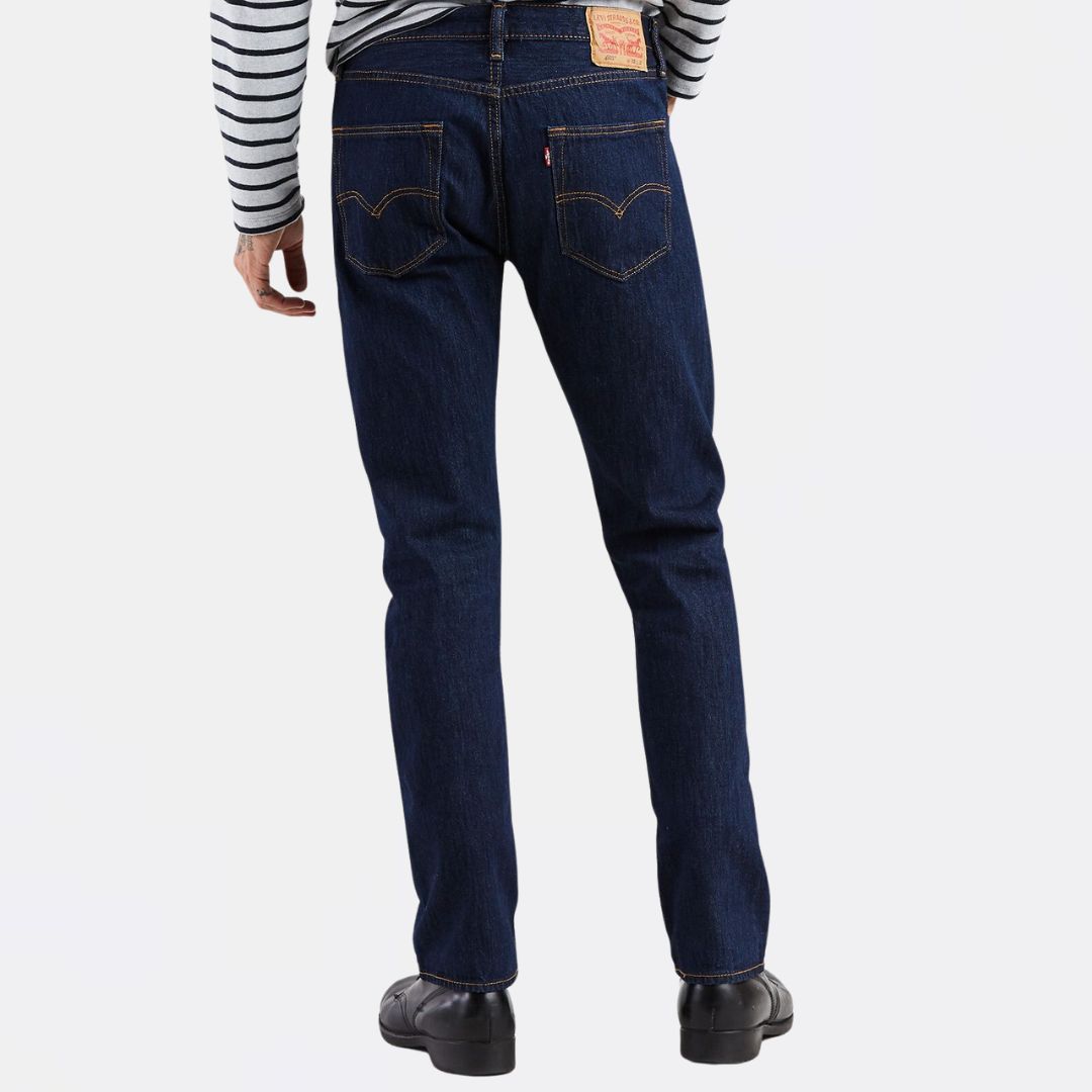 Levi's 501 Original Fit Jeans for Men - Classic Straight Leg, Button Fly, Rinse Wash Denim Pants | Casual Wear, Work, Everyday Outfits