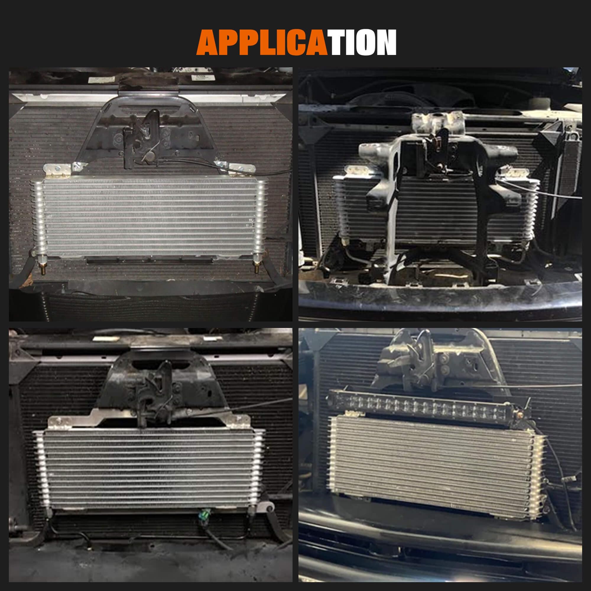 Heavy Duty 40,000 GVW Transmission Oil Cooler Kit - Low Pressure Drop 40k LPD47391 with Mounting Hardware - Perfect for Trucks, RVs & Commercial Vehicles