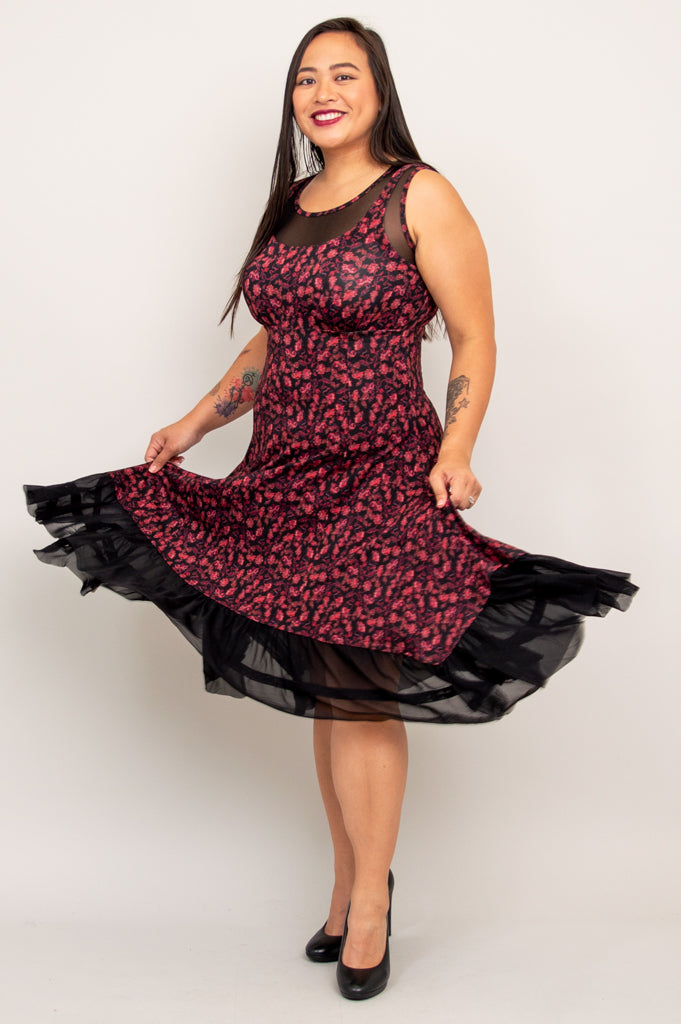 Danube Floral Print Bamboo Dress - Breathable & Comfortable Summer Dress for Women - Perfect for Beach Vacations, Outdoor Parties & Casual Wear