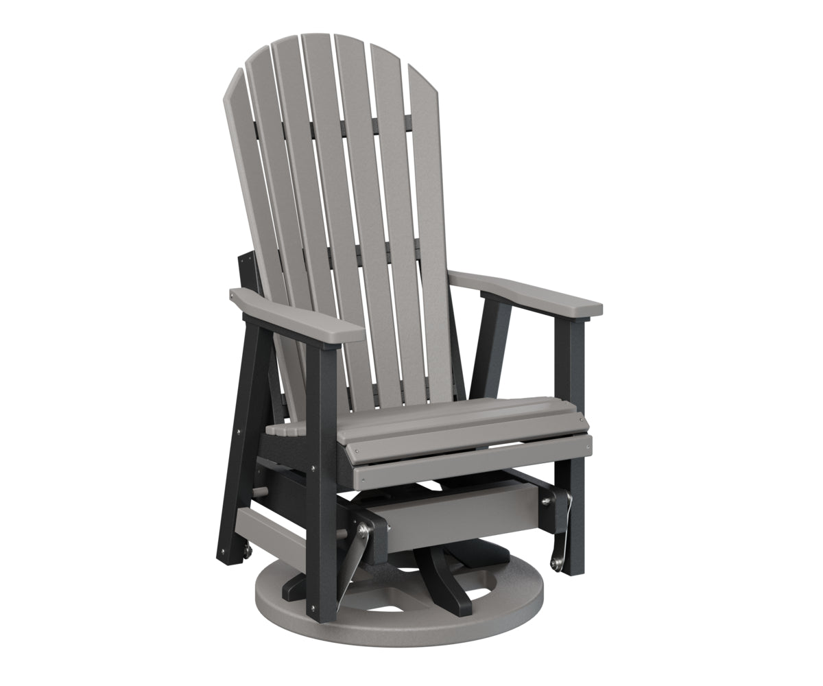 Berlin Gardens Comfo Back Swivel Glider - Outdoor Patio Rocking Chair with Smooth 360° Rotation, Weather-Resistant for Garden, Deck, Porch & Poolside Relaxation