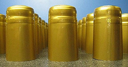 Premium Gold Heat Shrink Capsules for Homebrew & Hobby Projects - 50 Pack - Perfect for DIY Electronics, Wire Connections, and Cable Insulation