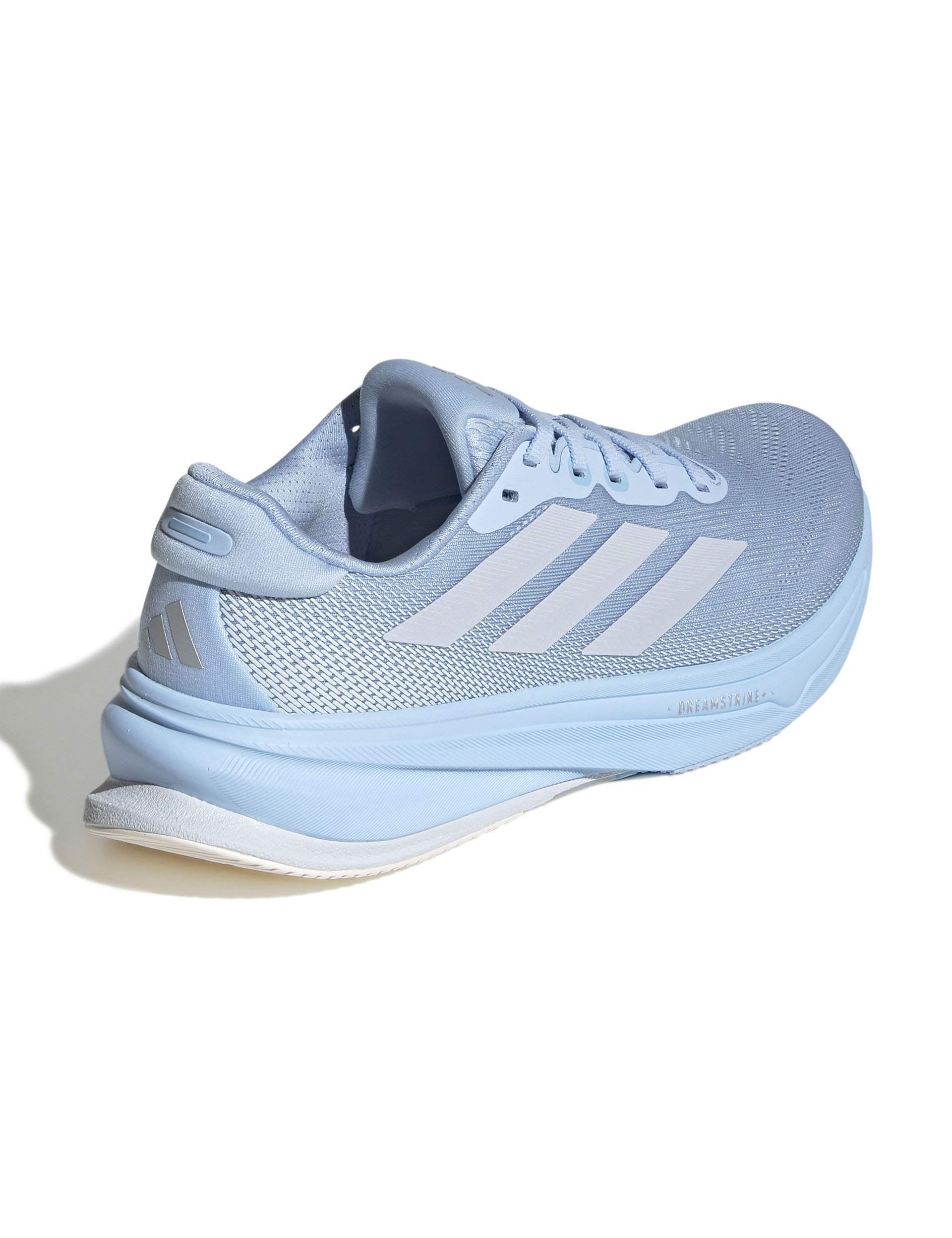 Supernova Rise 2 Running Shoes for Men & Women - Glow Blue/Halo Blue/Matte Silver - Lightweight Cushioned Training Sneakers for Jogging, Gym Workouts & Outdoor Activities
