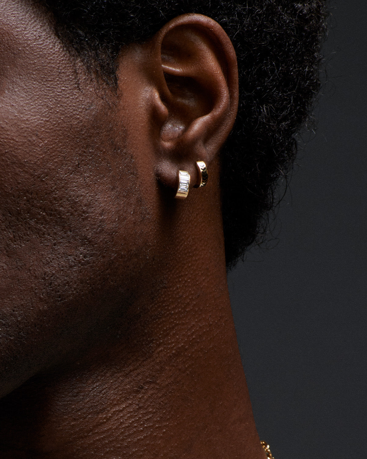 Dream : Tenet Huggie Earrings for Women - Minimalist Gold Hoop Earrings for Cartilage, Helix & Lobe Piercing - Perfect for Everyday Wear, Gifts & Special Occasions