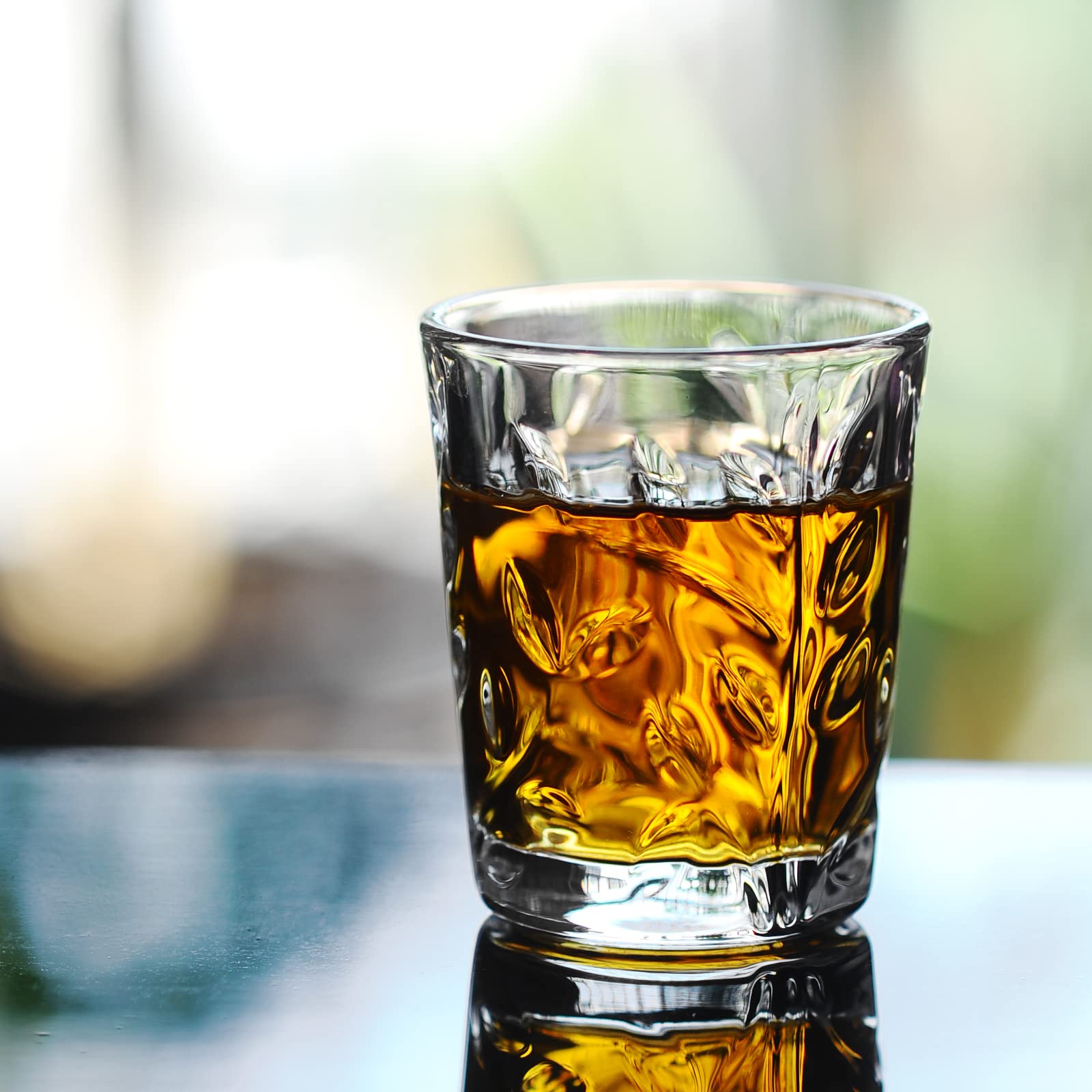 1.75oz Clear Shot Glass Set of 6 - Mini Tasting Glasses for Whiskey, Tequila & Liquor - Perfect for Parties, Bars & Home Entertaining